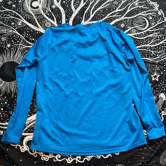 Adidas running climalite long sleeve shirt size X-Large blue - Picture 7 of 7